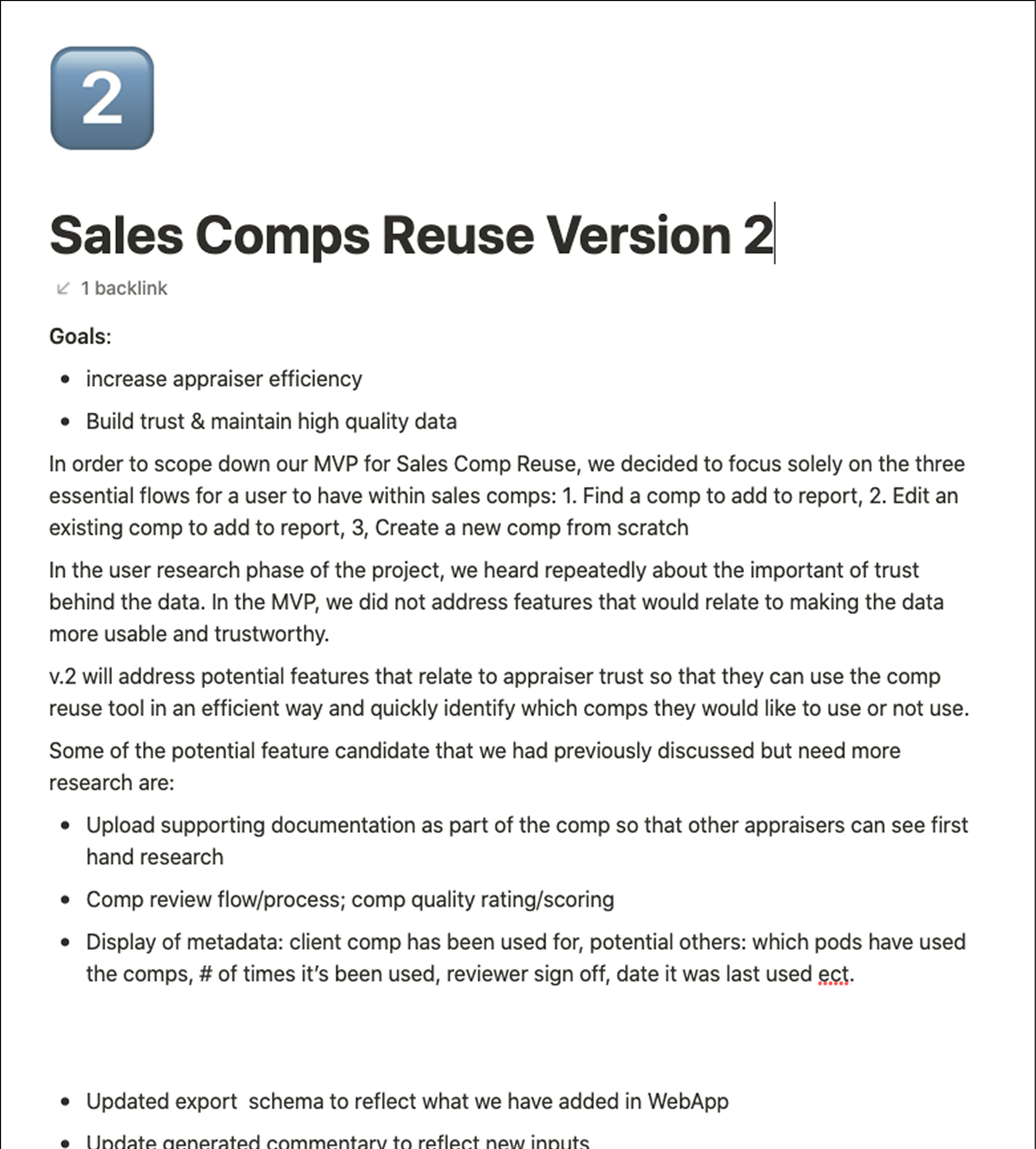 Defining Requirements — product briefs for Bowery leadership